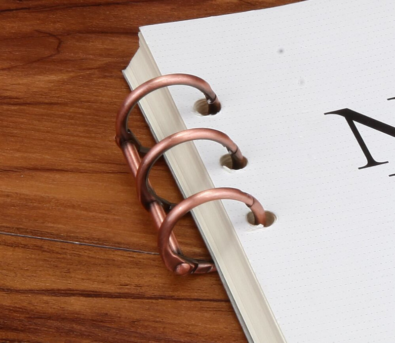 2 vnt Apskritimas 3 žiedai Auksinis sąsiuvinio segimo žiedas atviras žiedas su laisvu mygtuku susegimo segtukas Kalendoriaus įrišimo lankelis surišimo žiedas