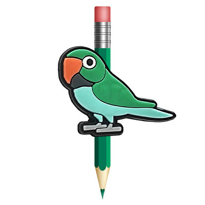 1 buc. Topper cu paie cu animale drăguțe previne rularea papagalilor, rechinii salamandrelor, capac pentru creion, șapcă de paie, cadou pentru studenți, papetărie de birou