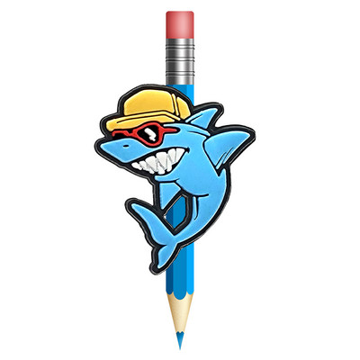 1 buc. Topper cu paie cu animale drăguțe previne rularea papagalilor, rechinii salamandrelor, capac pentru creion, șapcă de paie, cadou pentru studenți, papetărie de birou