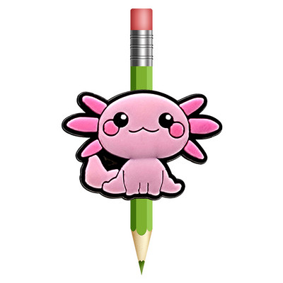 1 buc. Topper cu paie cu animale drăguțe previne rularea papagalilor, rechinii salamandrelor, capac pentru creion, șapcă de paie, cadou pentru studenți, papetărie de birou