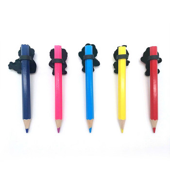 8 τμχ Cute Sesame Street PVC Straw Toppers Creativity Drink Pencil Cap Shool&Office Colors Stand Cover Kid Gift Students Stationery