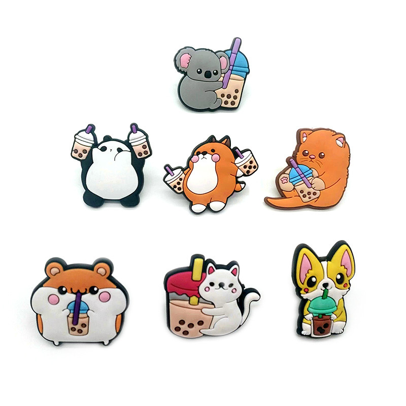 8PCS Cute Sesame Street PVC Straw Toppers Creativity Drink Pencil Cap Shool&Office Colors Pen Cover Kid Gift Students Канцеларски материали