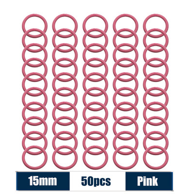 50 komada 15-40 mm šareni prstenovi za uveze s slobodnim listovima, višenamjenski albumi, kružni prsten, listovi knjiga, obruči za otvaranje, uredski uvez