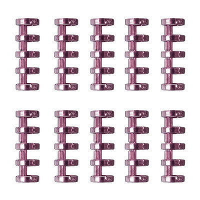 10 tk. Mitmeotstarbeline 5 rõngaga lahtiste lehtedega sidekamm 5 rõngaga värviline sidumisklamber