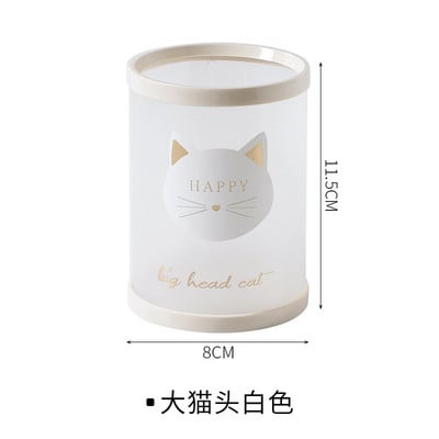 Цилиндрична подвижна настолна поставка за писалка Органайзер Офис аксесоари Поставка за моливи Калъф за съхранение Кутия Канцеларски материали Подаръци за учители