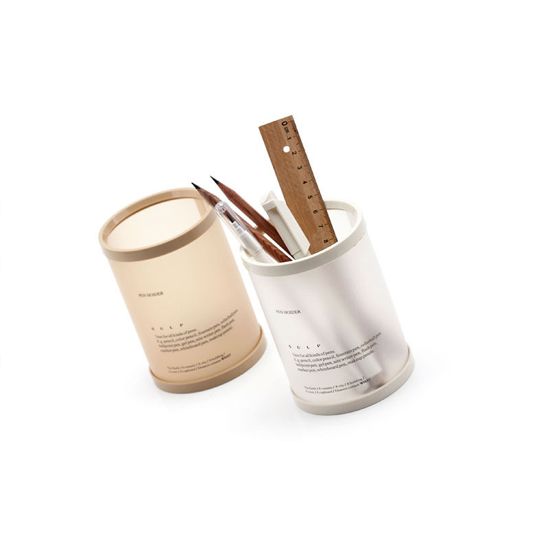 Цилиндрична подвижна настолна поставка за писалка Органайзер Офис аксесоари Поставка за моливи Калъф за съхранение Кутия Канцеларски материали Подаръци за учители