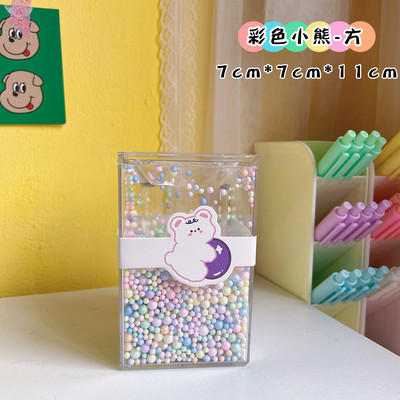 Държач за кристална писалка Органайзер за канцеларски материали за бюро Ученическа бутилка Съхранение Аксесоари за почистване Четка за грим Молив Гърне Консумативи за маса