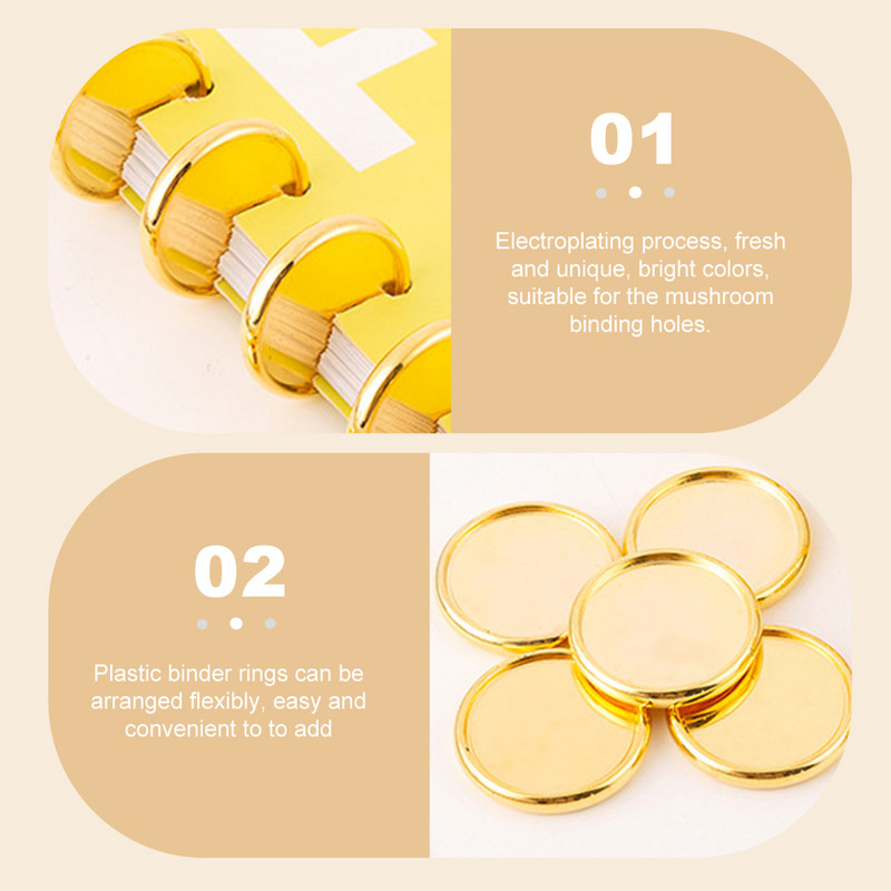 20 tk seente aukude köitja plaanija kettad ketasklambrid minisülearvuti parandamiseks köitmistarvikud ümmargused köitjad