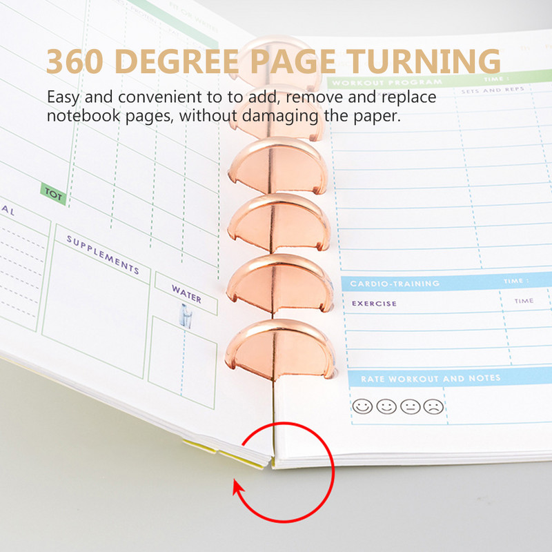 20 tk seente aukude köitja plaanija kettad ketasklambrid minisülearvuti parandamiseks köitmistarvikud ümmargused köitjad