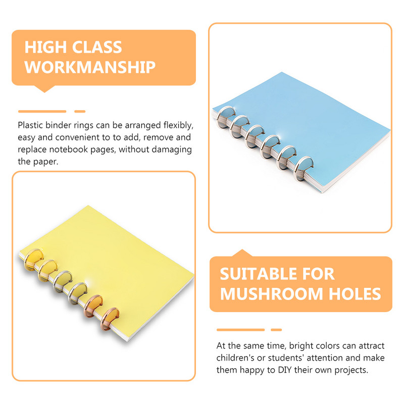 20 tk seente aukude köitja plaanija kettad ketasklambrid minisülearvuti parandamiseks köitmistarvikud ümmargused köitjad