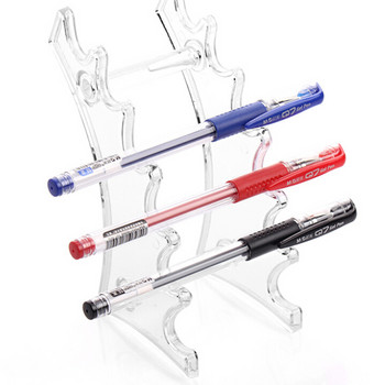 Търговия на едро с пластмасова прозрачна писалка с 6 гнезда, молив, лъжица, държач за бижута, стойка, стойка