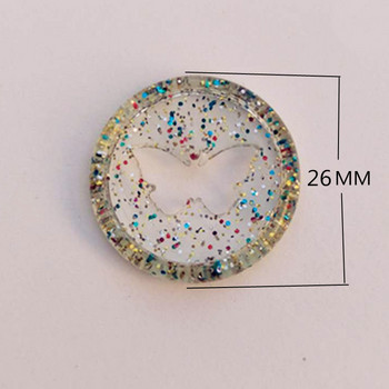 Нов 12PCS 26MM цветен прозрачен пръстен за подвързване с пеперуда Направи си сам пластмасова подвързия Въртяща се на 360 градуса консумативи за учебна работа