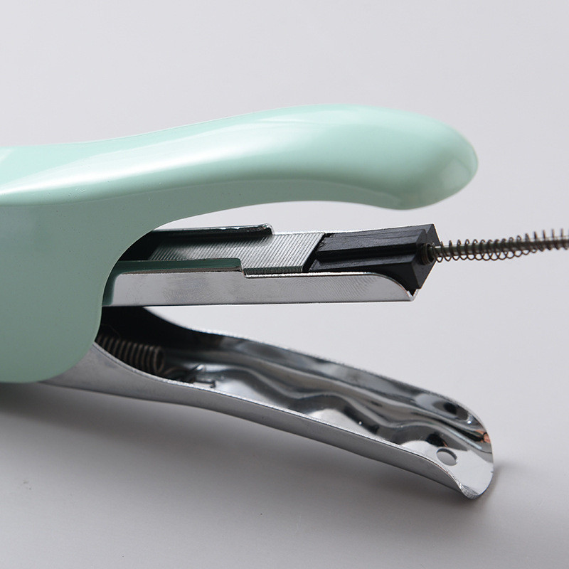 1бр Тежък метален телбод Клещи Клещи за опаковане Телбод 10-16 листа Капацитет Без скоби Клипс Ученически пособия