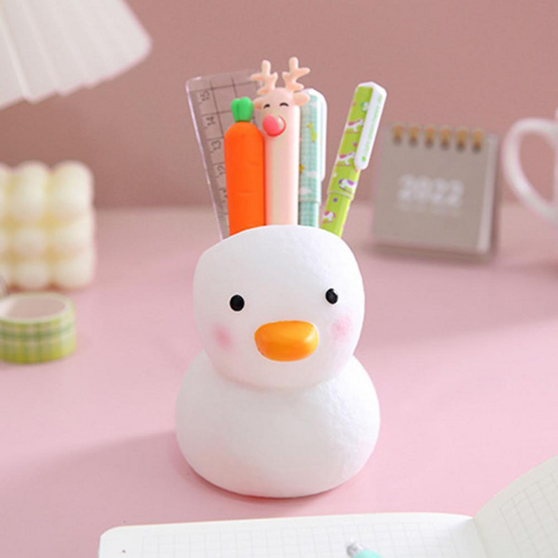 Oală pentru stilou de modă Suport pentru stilou din plastic de culoare nedecolorată