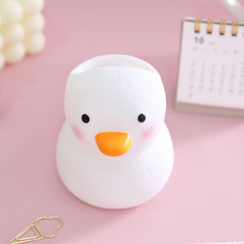 Oală pentru stilou de modă Suport pentru stilou din plastic de culoare nedecolorată