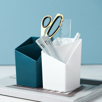 Многофункционален държач за писалка Офис настолна стойка Поставка за молив Органайзер за канцеларски материали Кутия за съхранение на четка за грим Настолна кутия за съхранение