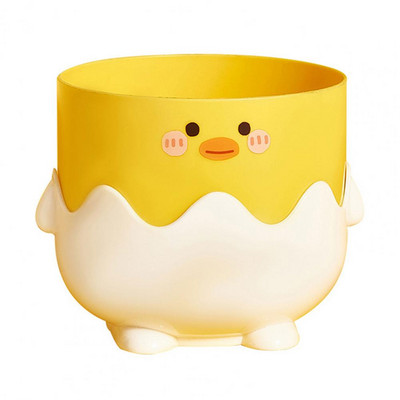 Ανθεκτικό Desktop Organizer Box 2 Styles Θήκη για στυλό Ομαλή άκρη Cartoon θήκη για στυλό πάπιας Δοχείο με πινέλο μακιγιάζ Διακοσμητικό