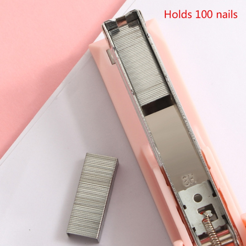 Телбод за тетрадка Диамантена форма Офис Сладък скрап Телбод за книга Настолен телбод от неръждаема книга Канализация Сладка розова корица Неплъзгаща се Dropship