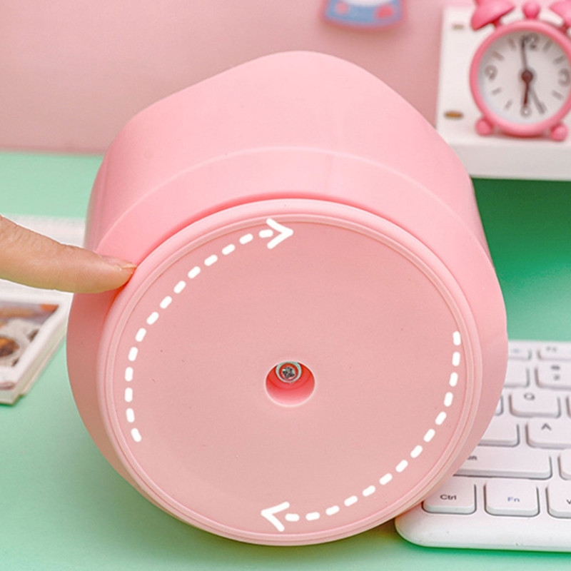 360 grādos rotējošs pildspalvas turētājs, griežams zīmuļu turētājs, lielas ietilpības galddatora glabāšanas kastes grima otu turētāja organizators