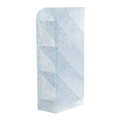 Мода 4 решетки Държач за молив Химикалка Блестящ цвят Многофункционален органайзер за бюро Козметика Кутия за съхранение на грим Офис канцеларски материали