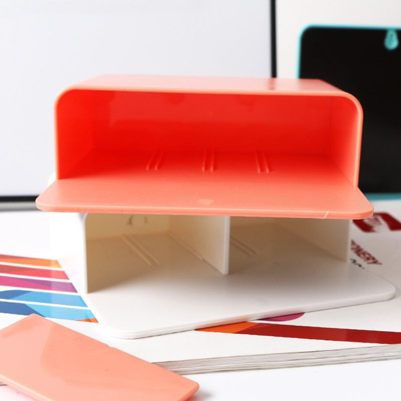 Külmkapi magnetiga magnetiline hoiukarbi rest Plastist pliiatsipliiatsi korraldaja Ruumi säästmine Köögis hoidik