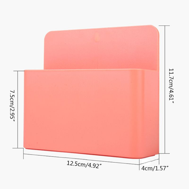 Külmkapi magnetiga magnetiline hoiukarbi rest Plastist pliiatsipliiatsi korraldaja Ruumi säästmine Köögis hoidik