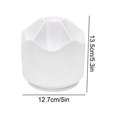 Rotējoši rakstāmgalda organizētāji Galda zīmuļu organizators Atkārtoti lietojams pildspalvas un otas turētājs Rotējošais rakstāmgalda stacionārs organizētājs mājām un