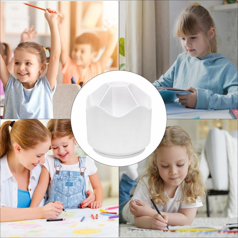 Rotējoši rakstāmgalda organizētāji Galda zīmuļu organizators Atkārtoti lietojams pildspalvas un otas turētājs Rotējošais rakstāmgalda stacionārs organizētājs mājām un