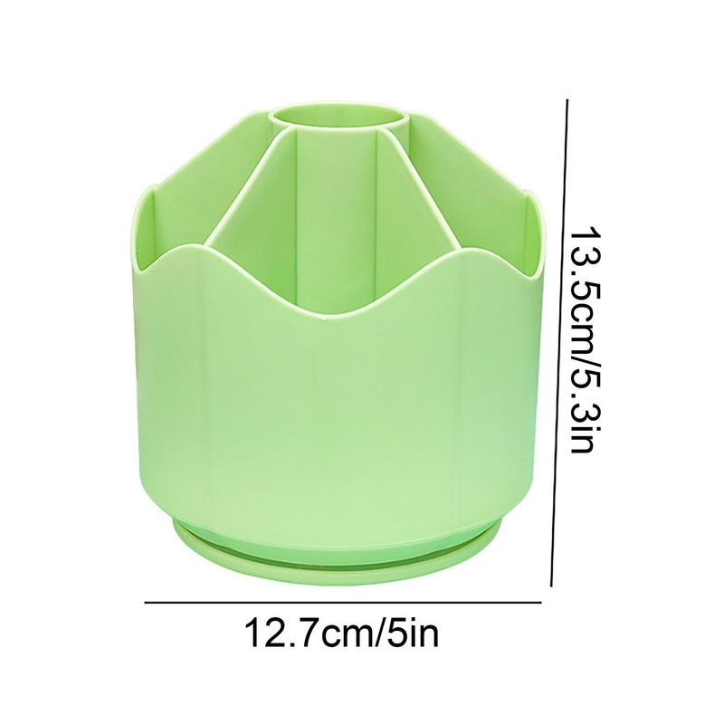 Rotējoši rakstāmgalda organizētāji Galda zīmuļu organizators Atkārtoti lietojams pildspalvas un otas turētājs Rotējošais rakstāmgalda stacionārs organizētājs mājām un