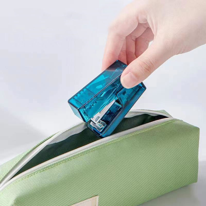 Mini susegtuvas su skylutėmis, nešiojamasis plastikinis segtukas, įrišama knyga Paprastumas, mielas 24 valandas per parą, 26 valandas per parą, raštinės reikmenys