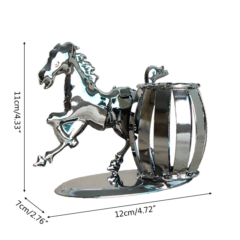 Ukrasna čašica za olovke Željezni držač za pohranu Fino obložen držač kista za kaligrafiju otporan na hrđu za dekoraciju stola u uredskoj sobi