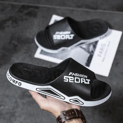 Uued meeste suvised libisemisvastased paksud EVA-st pehmed sussid rannas õues plätud meestele mugavad kodujalatsid