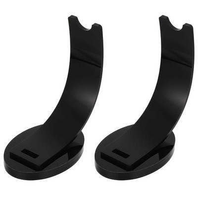 2 τμχ Ακρυλικό στυλό Stand Μαύρη έγχρωμη θήκη για οθόνη μολυβιού Θήκη πινέλου μακιγιάζ