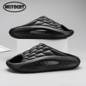 Горещи летни маратонки Чехли Жени Мъже Спортни пързалки Меки Eva Дебели подметки Облачни чехли На открито Унисекс Ежедневни плажни сандали Обувки