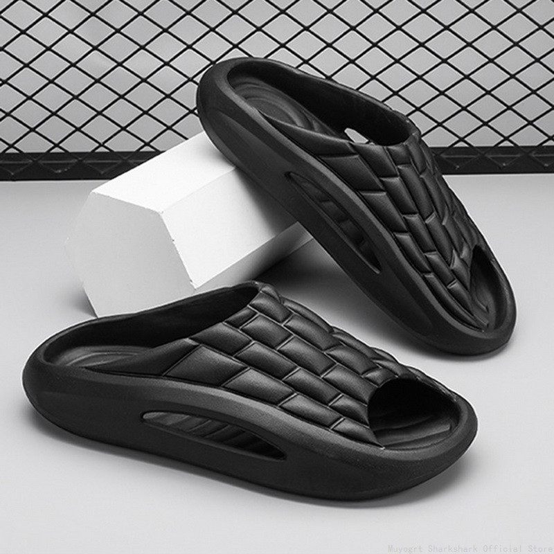 Горещи летни маратонки Чехли Жени Мъже Спортни пързалки Меки Eva Дебели подметки Облачни чехли На открито Унисекс Ежедневни плажни сандали Обувки