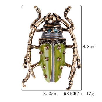 SHMIK Γυναικείες Ανδρικές καρφίτσες με μέλισσα Beetle Crystal Pearl Καρφίτσες Pin Fashion Metal Cute κοσμήματα από έντομα Accessoreis Ρετρό γυναικεία ανδρική καρφίτσα