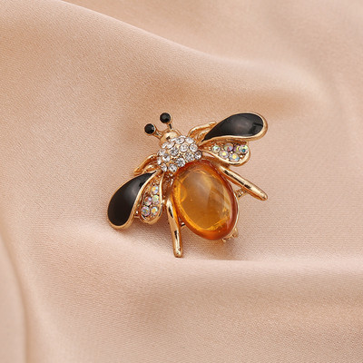 SHMIK Γυναικείες Ανδρικές καρφίτσες με μέλισσα Beetle Crystal Pearl Καρφίτσες Pin Fashion Metal Cute κοσμήματα από έντομα Accessoreis Ρετρό γυναικεία ανδρική καρφίτσα