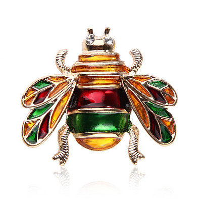 SHMIK Γυναικείες Ανδρικές καρφίτσες με μέλισσα Beetle Crystal Pearl Καρφίτσες Pin Fashion Metal Cute κοσμήματα από έντομα Accessoreis Ρετρό γυναικεία ανδρική καρφίτσα
