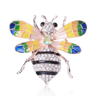 SHMIK Γυναικείες Ανδρικές καρφίτσες με μέλισσα Beetle Crystal Pearl Καρφίτσες Pin Fashion Metal Cute κοσμήματα από έντομα Accessoreis Ρετρό γυναικεία ανδρική καρφίτσα