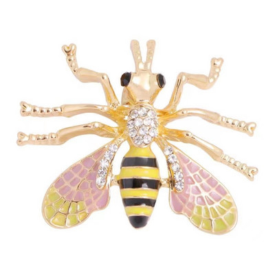 SHMIK Γυναικείες Ανδρικές καρφίτσες με μέλισσα Beetle Crystal Pearl Καρφίτσες Pin Fashion Metal Cute κοσμήματα από έντομα Accessoreis Ρετρό γυναικεία ανδρική καρφίτσα