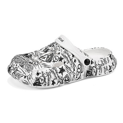 SOLIBEN Летни сандали за мъже Ежедневни плажни чехли Мъжки градински обувки Сандали с неплъзгаща се дебела подметка Сандали за открито Сабо Сандали Унисекс