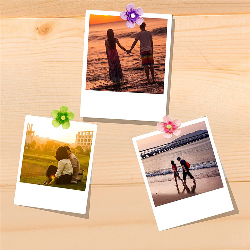 15бр. Пъстри цветни клечки Миниатюри Буталки Декоративни за снимки Стенни карти Табло за обяви Коркови дъски Офис консумативи