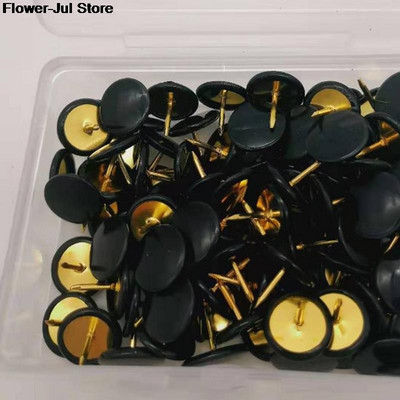 13 цвята 40/100 бр. Домашни офис Цветни карфици за рисуване Булачка Thumbtack Коркова дъска Push Pin Photo Wall Map Markers