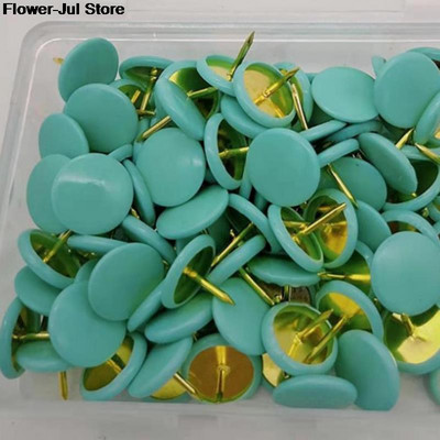 13 цвята 40/100 бр. Домашни офис Цветни карфици за рисуване Булачка Thumbtack Коркова дъска Push Pin Photo Wall Map Markers