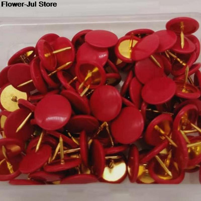 13 цвята 40/100 бр. Домашни офис Цветни карфици за рисуване Булачка Thumbtack Коркова дъска Push Pin Photo Wall Map Markers