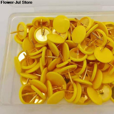 13 цвята 40/100 бр. Домашни офис Цветни карфици за рисуване Булачка Thumbtack Коркова дъска Push Pin Photo Wall Map Markers