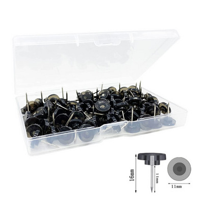 50 τμχ Heart Thumb Tacks PP Μεταλλικές καρφίτσες ώθησης Καρφίτσες σανίδας φελλού Καρφίτσες φωτογραφίας τοίχου Διακοσμητικά καρφιά Σχέδιο παγκόσμιου χάρτη Pushpin Office School s