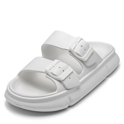 EVA дебела платформа Облачни чехли Мъже Жени Възглавница Плъзгачи Сандал Летни външни плажни обувки Катарама Домашни джапанки за баня