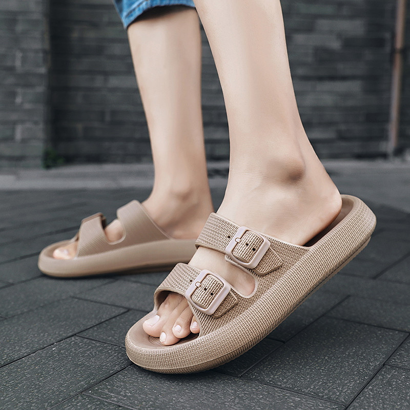 Ljeto Muškarci Žene Papuče Sobni tobogani Kupaonske japanke Masažne klompe Brzosušeće Vanjske Ulične Papuče za plažu Vrtne cipele