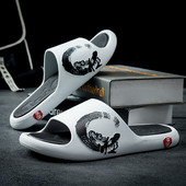 Man Cool Slippers Ανδρικά Γυναικεία Καλοκαιρινά Υπαίθρια Παπούτσια Παραλίας Casual Αναπνεύσιμα Άντρες Αντιολισθητικές Παντόφλες Εσωτερικού Μπάνιου PVC